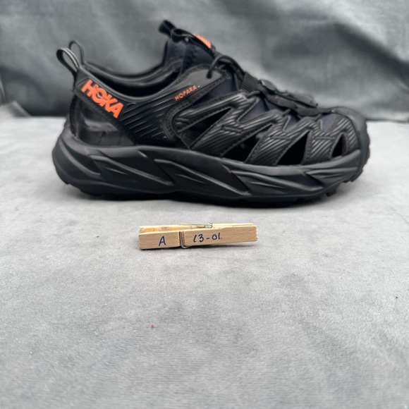 Hoka One One Hopara Hiking Sandals Black/Fusion Coral Women’s Size 7 - Picture 14 of 14